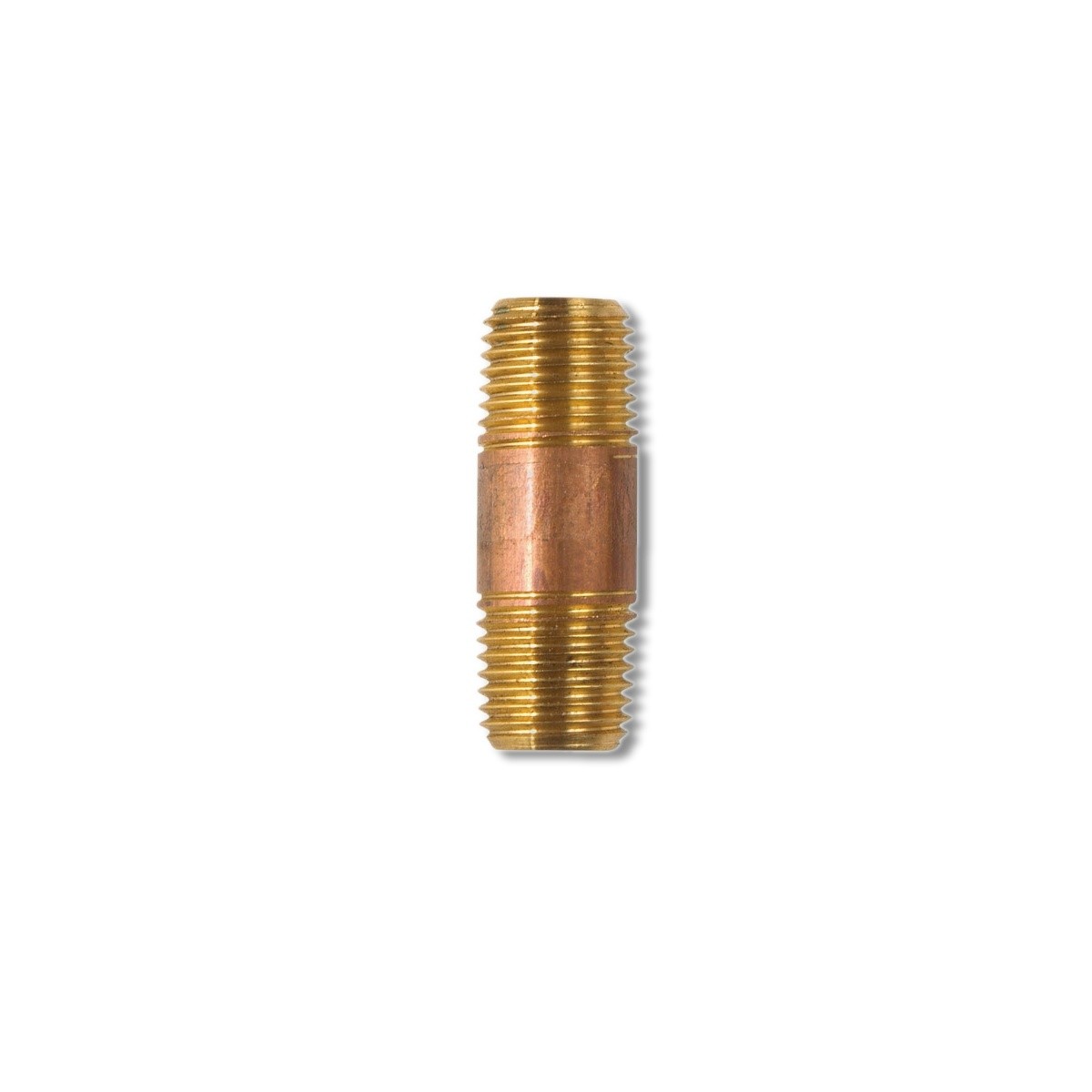 JMF Company 1/4 in MPT X 1/4 in MPT Brass Nipple 1-1/2 in 48990