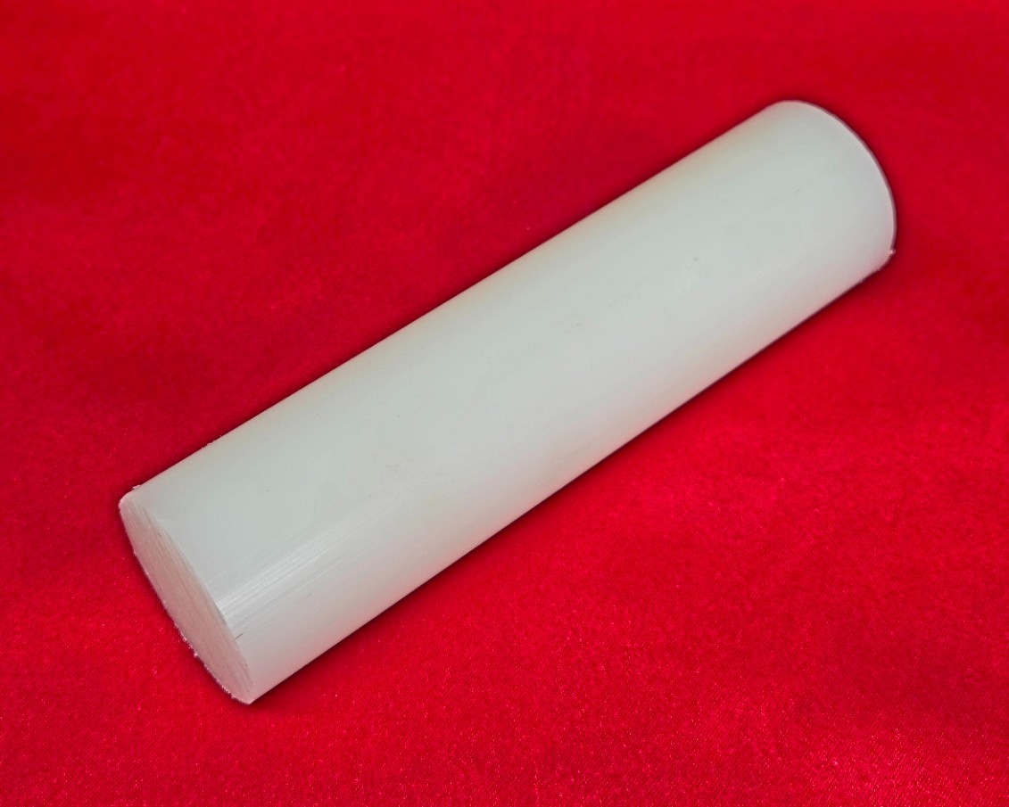 Nylon 6/6 Round Rod 1 3/4″ OD x 6.8″ Long, USA Made – 8.8 Oz.