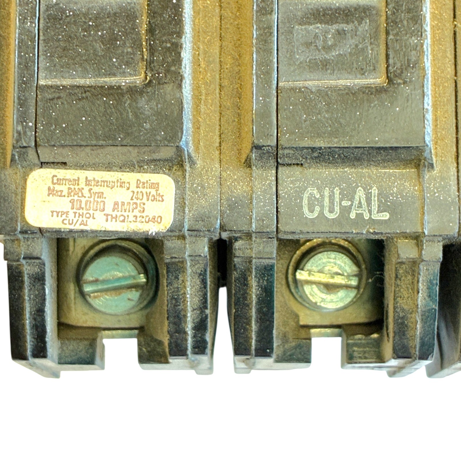 GE General Electric THQL32040 Type THQL 40A 3-Pole 240V Plug-In Circuit Breaker