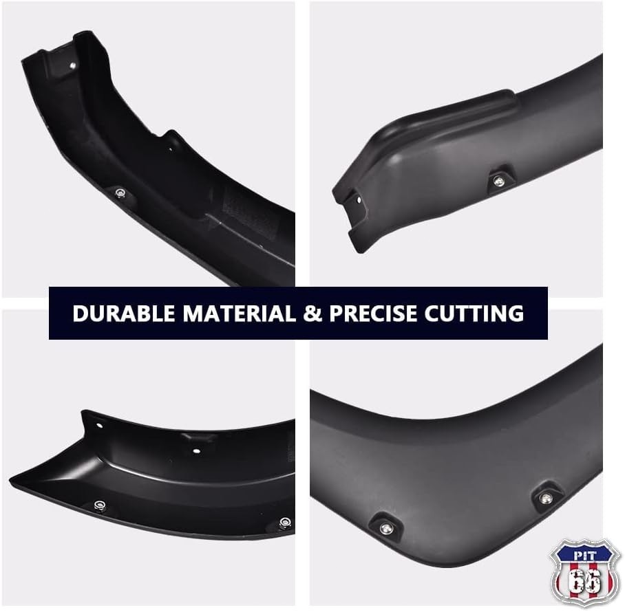 Fender Flares Compatible with 2014-2021 Toyota Tundra Paintable Smooth Matte