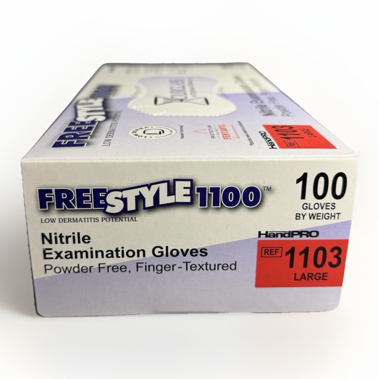 HandPRO Freestyle 1100 Nitrile Exam Gloves Powder-Free Large MPN 1103