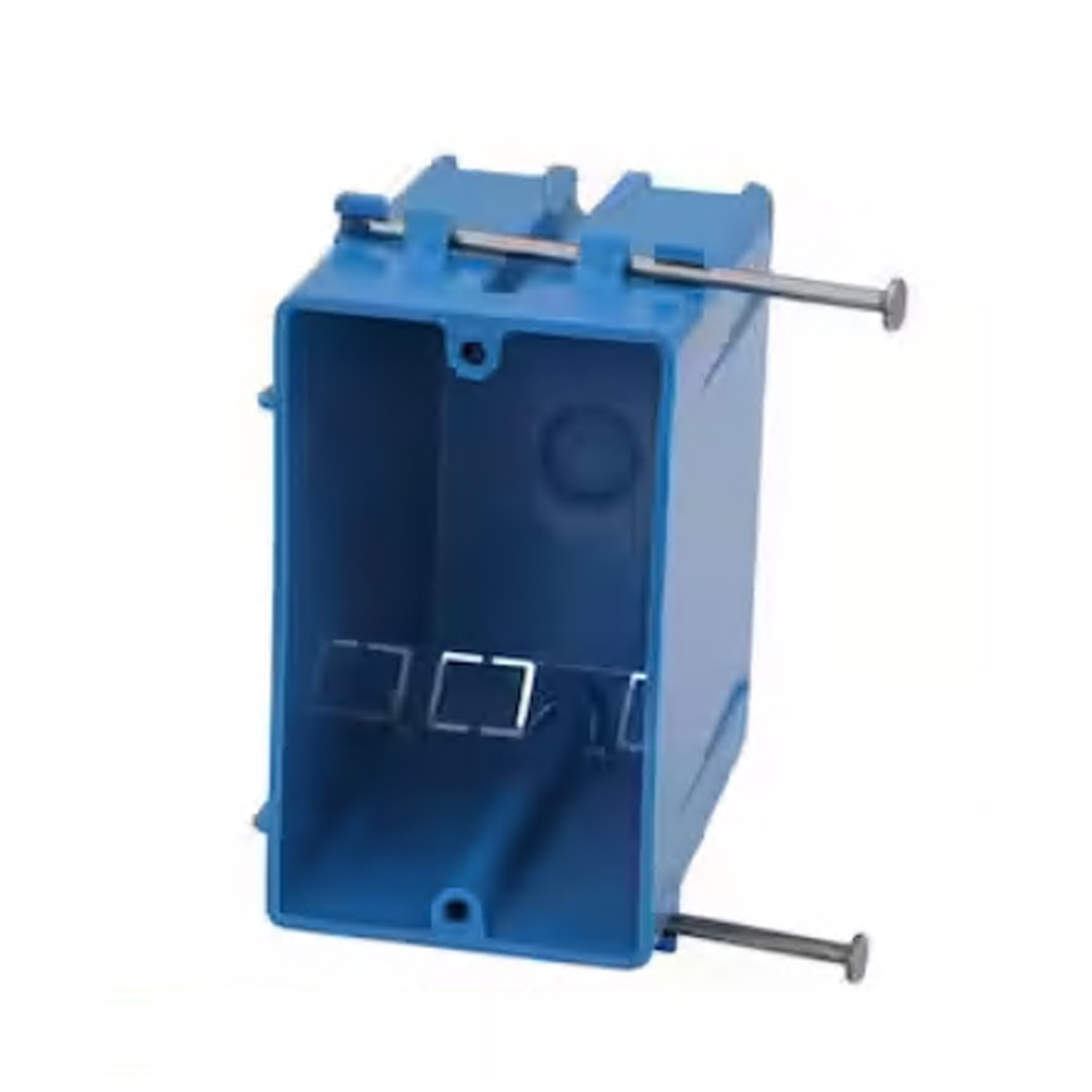 1-Gang 22 cu. in. New Work Electrical PVC Electrical Outlet Box