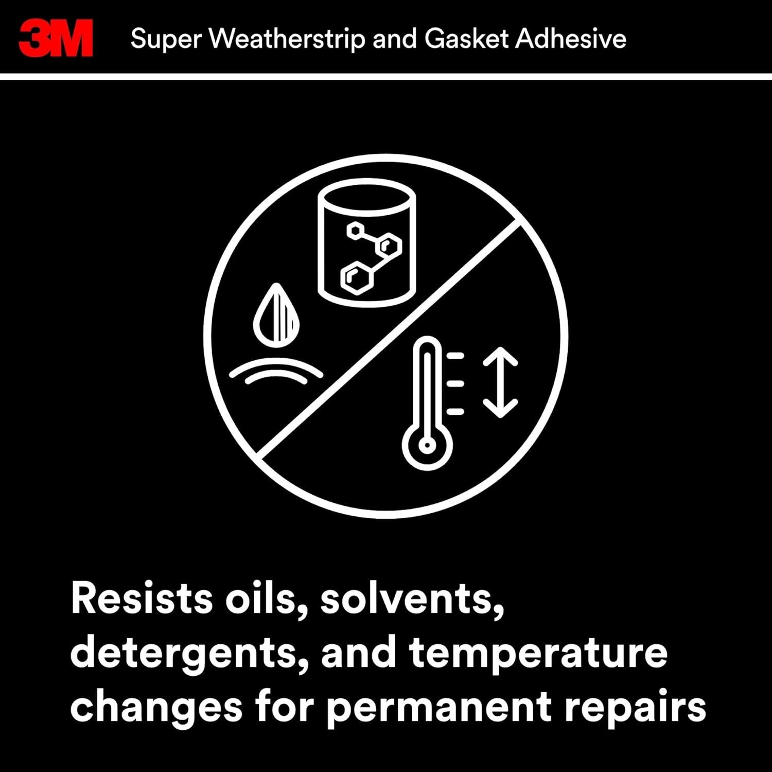 08008 5 fl. oz. Super Weatherstrip and Gasket Adhesive in Black