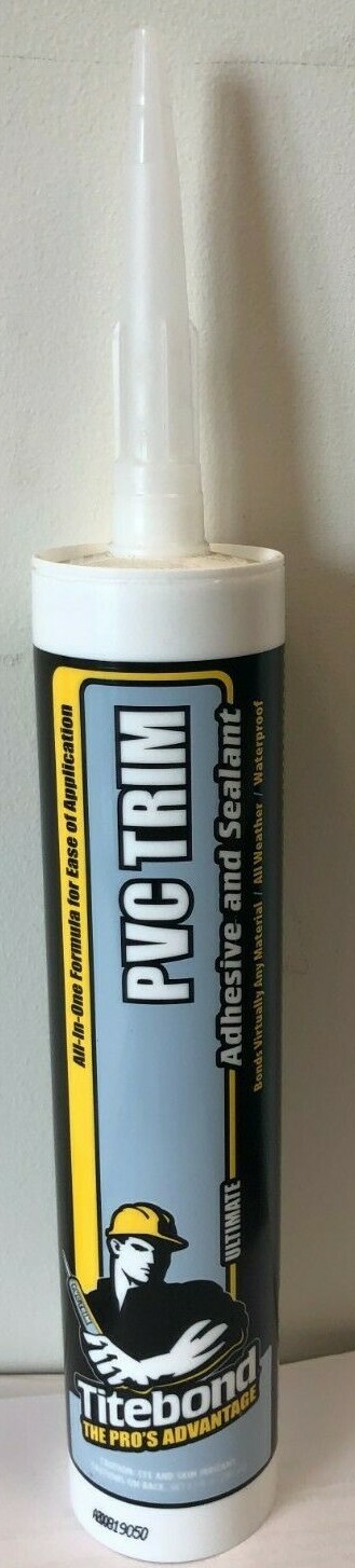 Titebond Provantage, PVC Trim adhesive and Sealant, 9.5 ounce (single Pack)