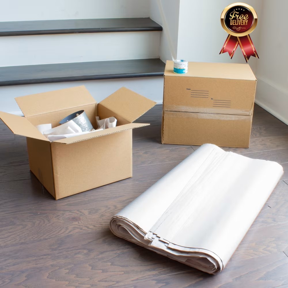 No Brand Recycled Packing Paper, 24 In. X 36 In., Unprinted, 240 Sheets