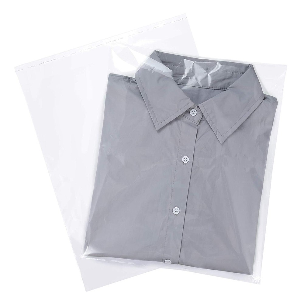 100/200/500 Clear Poly Bags OPP Cellophane Plastic Bags Self Adhesive Any Size
