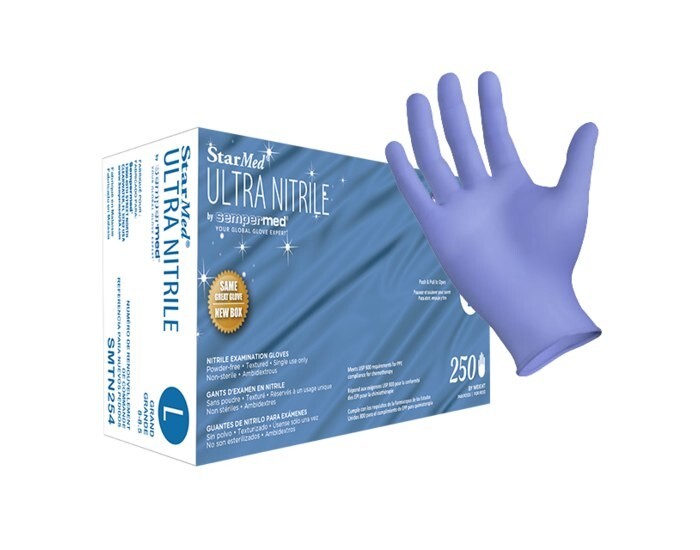 Sempermed StarMed Ultra Nitrile Exam Glove Large SMNT254
