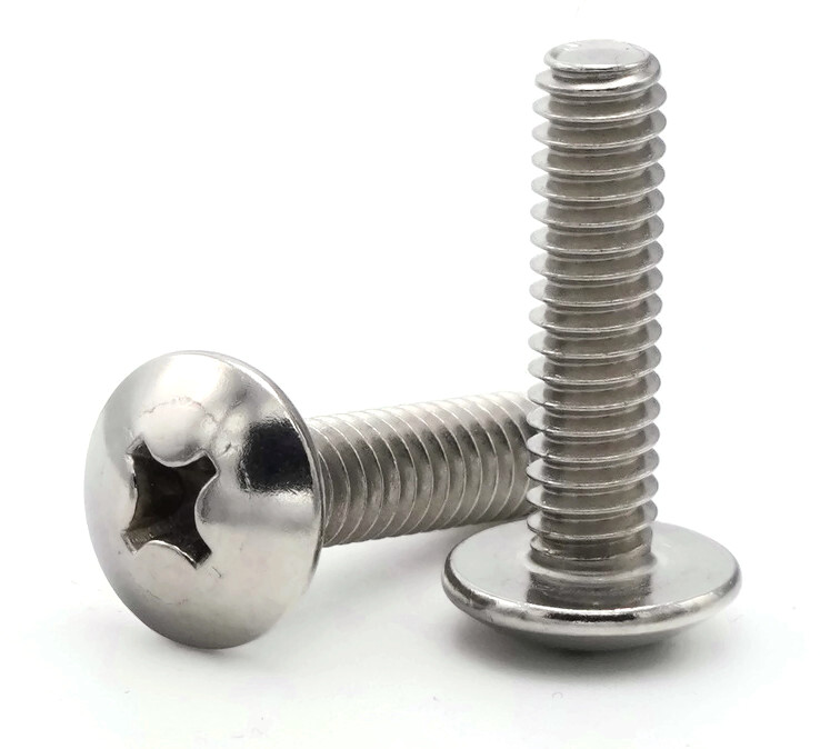 1/4″-20 | 316 Stainless Steel Phillips Truss Head Machine Screws – Select Size
