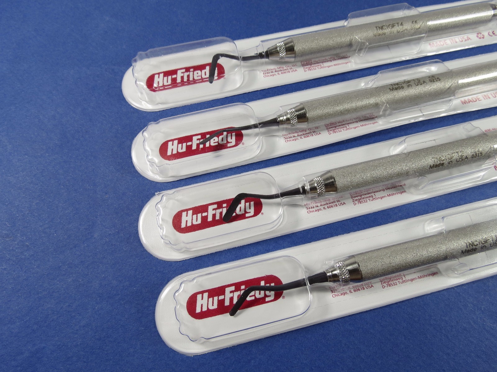 Composite Spatula Contouring Flexi Thin T1/T2/T3/T4 Kit /4 Pcs HU FRIEDY