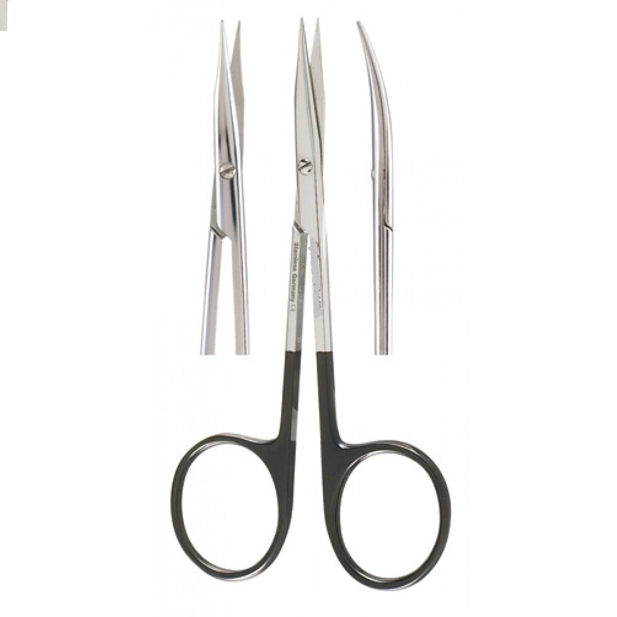 STEVENS Tenotomy Scissors, 4.1/2″, Curved Supercut Blades, Serrated, Premium