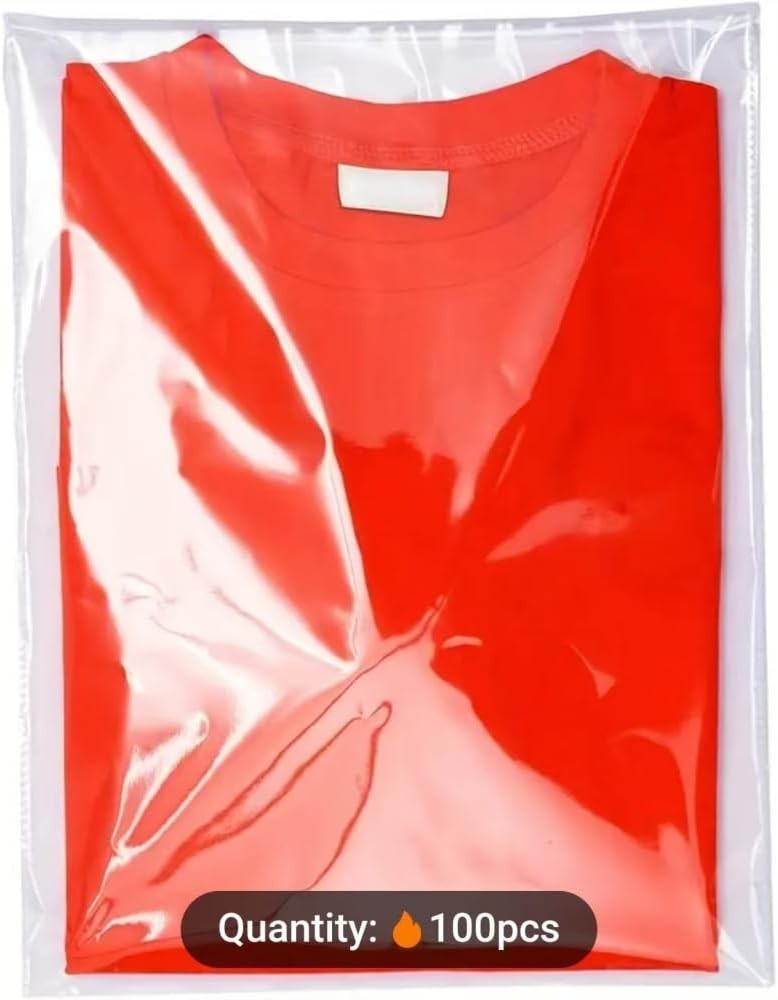Bulk Value 100 Clear 9×12 Self-Sealing Bags – Secure Packaging for All Needs