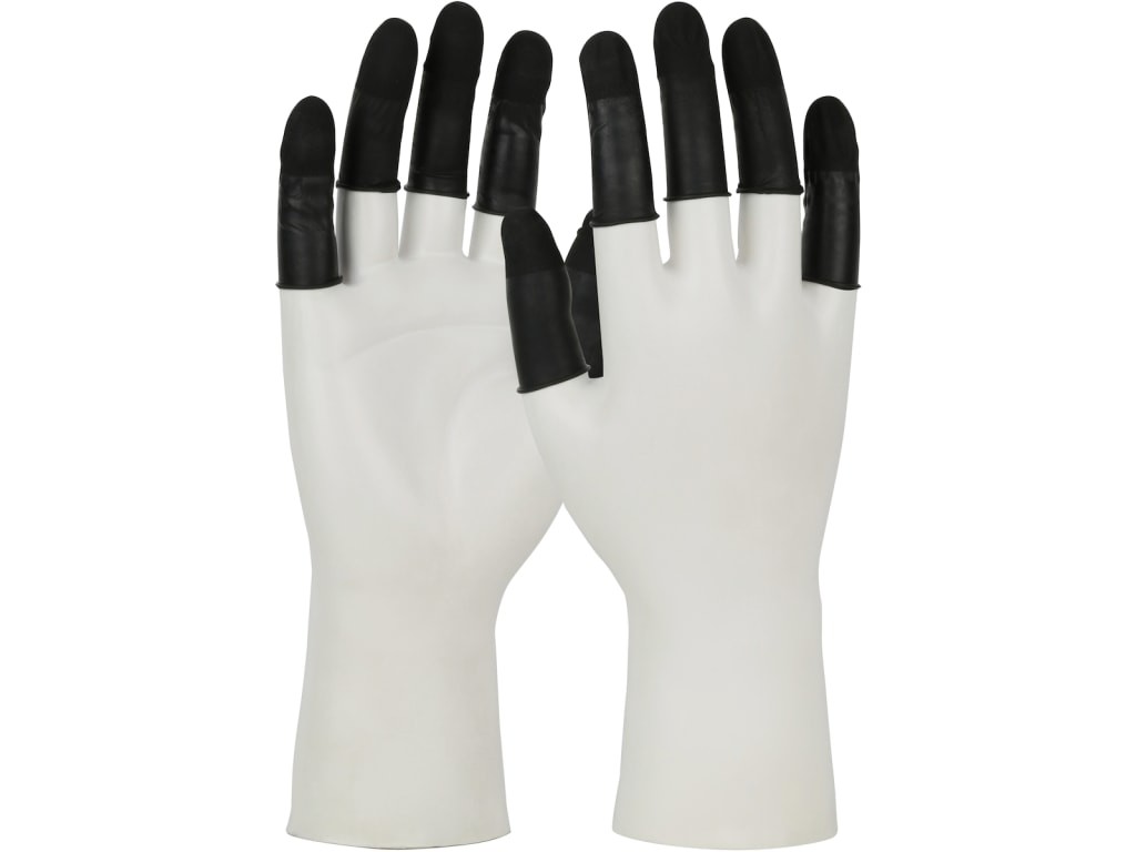 QRP 8CL – 8C-L LARGE BLK FINGERCOT STATIC DISSIPATIVE 5GROS