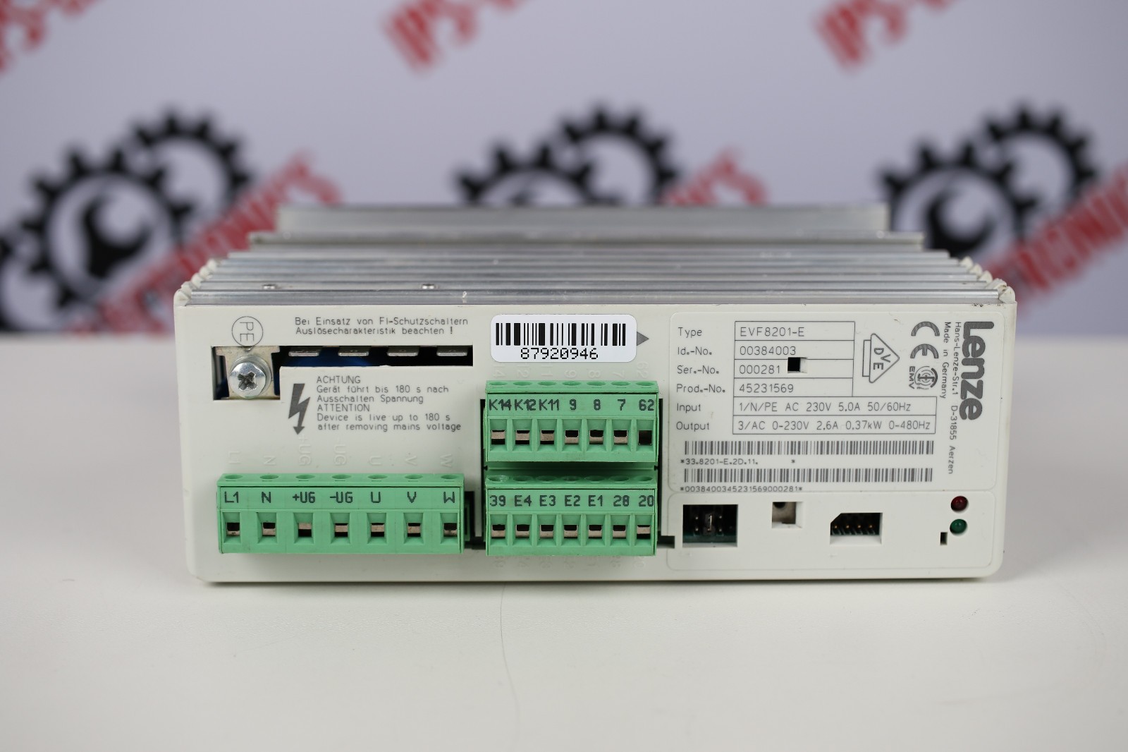 LENZE EVF8201-E (INVERTER) – 6 months warranty