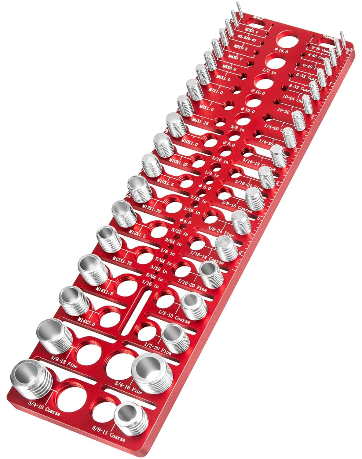 55 Nut and Bolt Thread Checker Thread Checker Standard and Metric