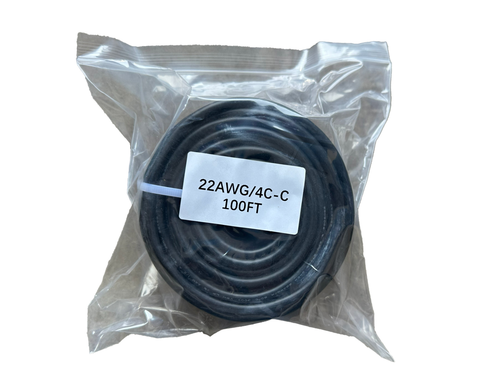 22AWG 4 Core Cable Shielded Chain CNC Wire (100FT) UL2464 Tinned Copper Core