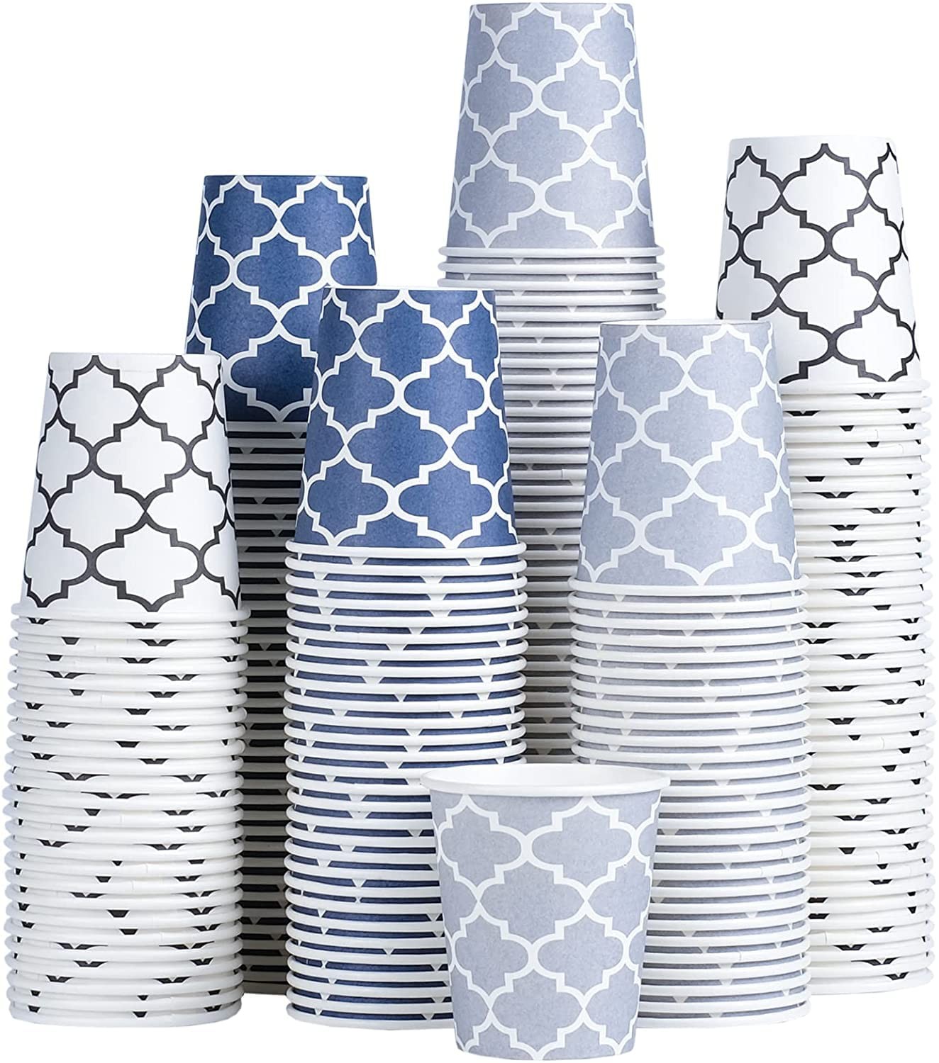 [300 Pack] 3 oz Paper Cups, Small Mouthwash Cups 3 OZ, Mini Disposable Bathro…