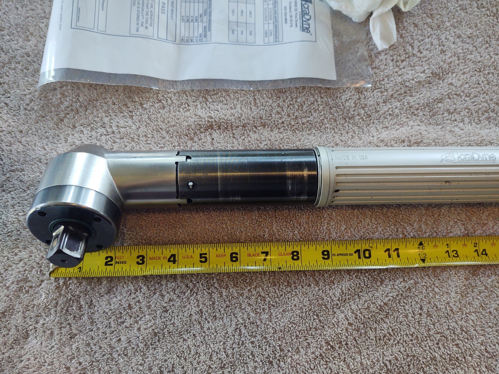 3000 Series Angle DC Nutrunner AEN33200B Not Used Since Refurbish Certified