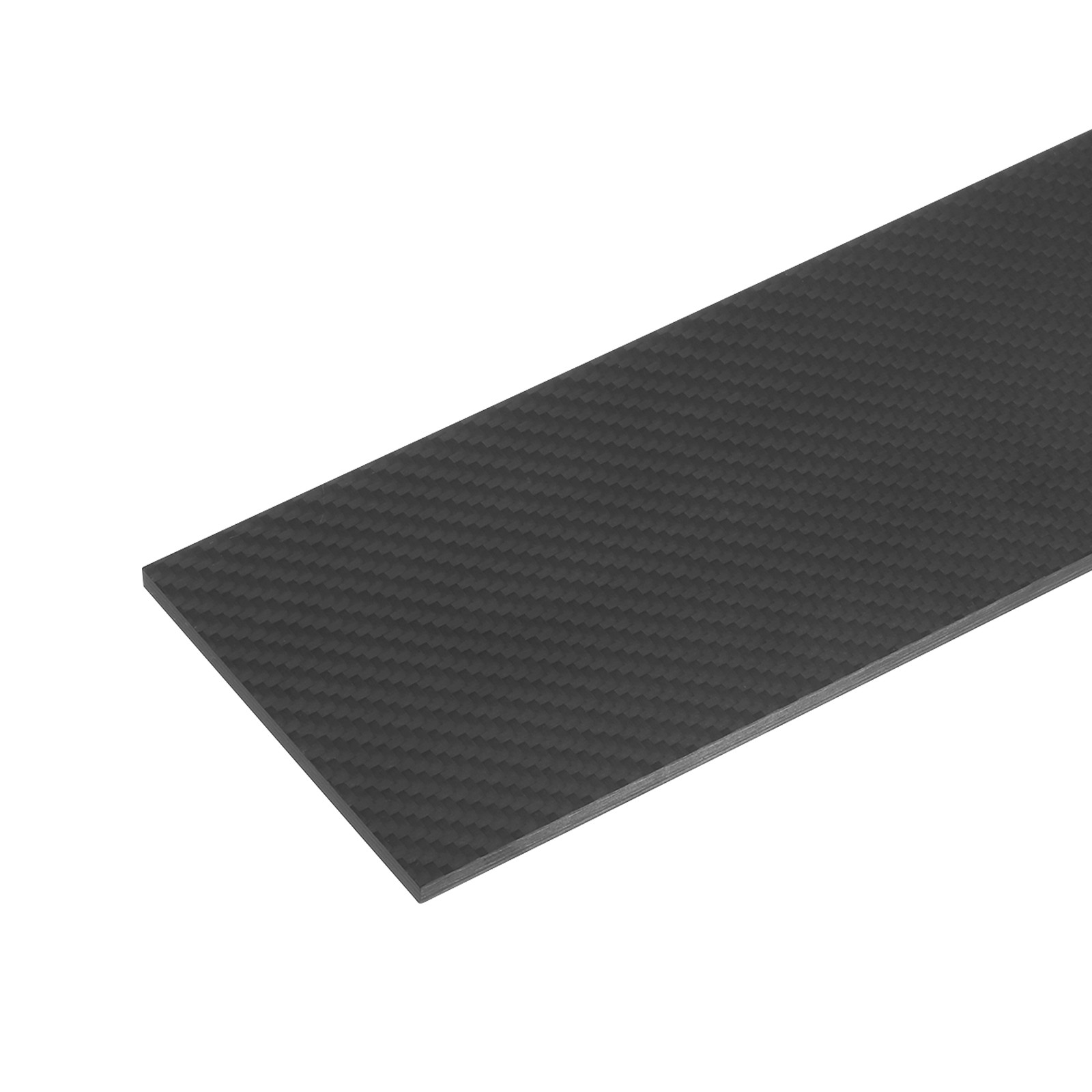 Carbon Fiber Sheet 250×100×6mm Matte Surface Twill Weave Panel Sheet