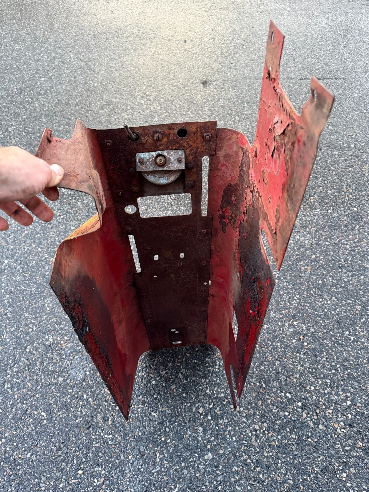 Massey Harris 333 444 Hydraulic Control Cover & Tachometer