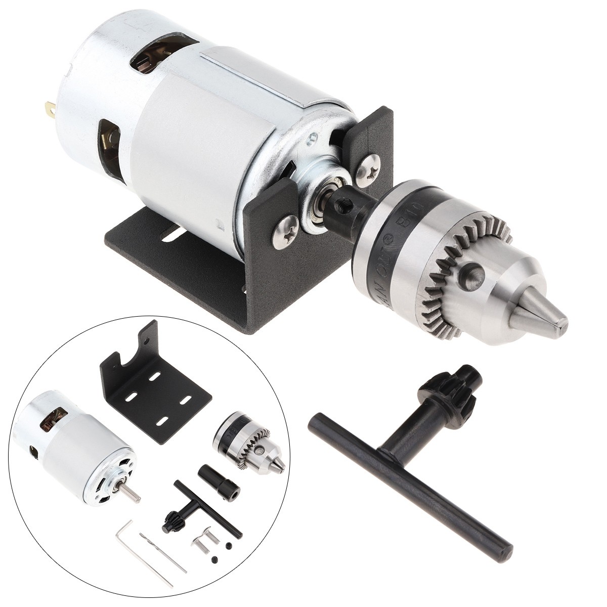 12-24V 775 DC Motor Replacement Electric DIY Drills Air Blower Motor for Cutting