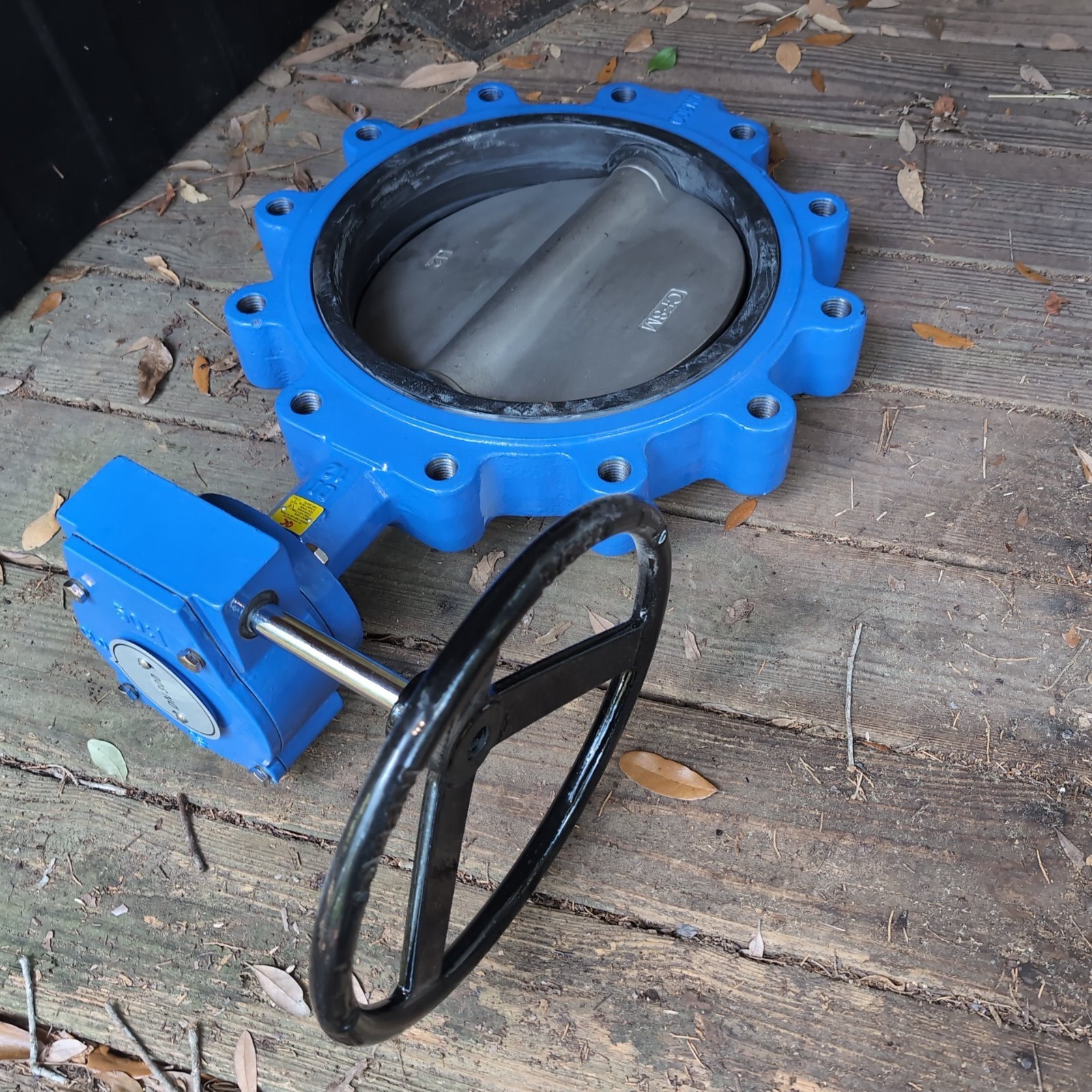 12” Butterfly Valve C&C A351-CF8M, EPDM, w/ DN 300 Valve Actuator & Handwheel