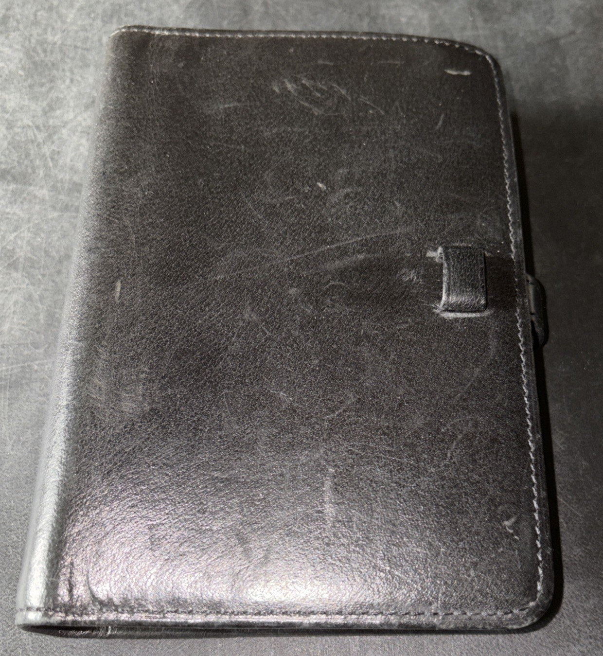 Coach Black Leather Agenda Day Runner Diary Address Plan Information Reference