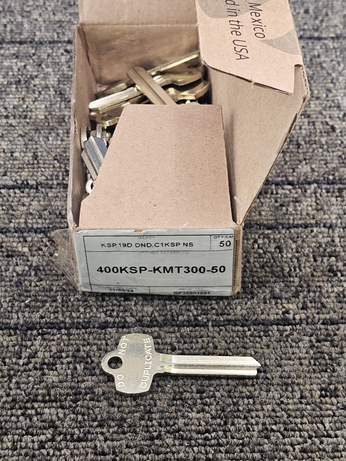 (QTY 50) 400KSP-KMT300-50: Best IC Core Keys