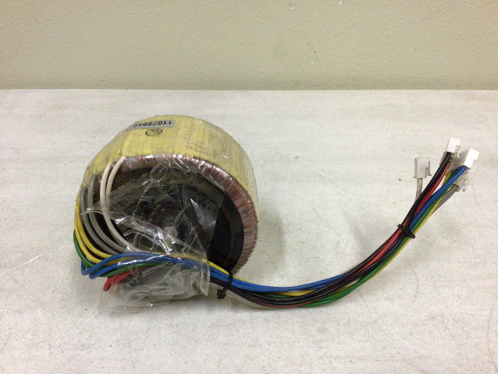 NEW, SUENN LIANG PB072001 TRANSFORMER 11075849, BLK-RED 110VX2, BLUE-BLUE 8V-1A