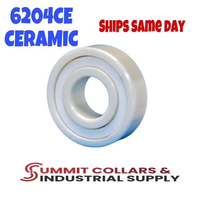 6204 Full Ceramic Bearing 20mm x 47mm x 14mm Ball Bearings