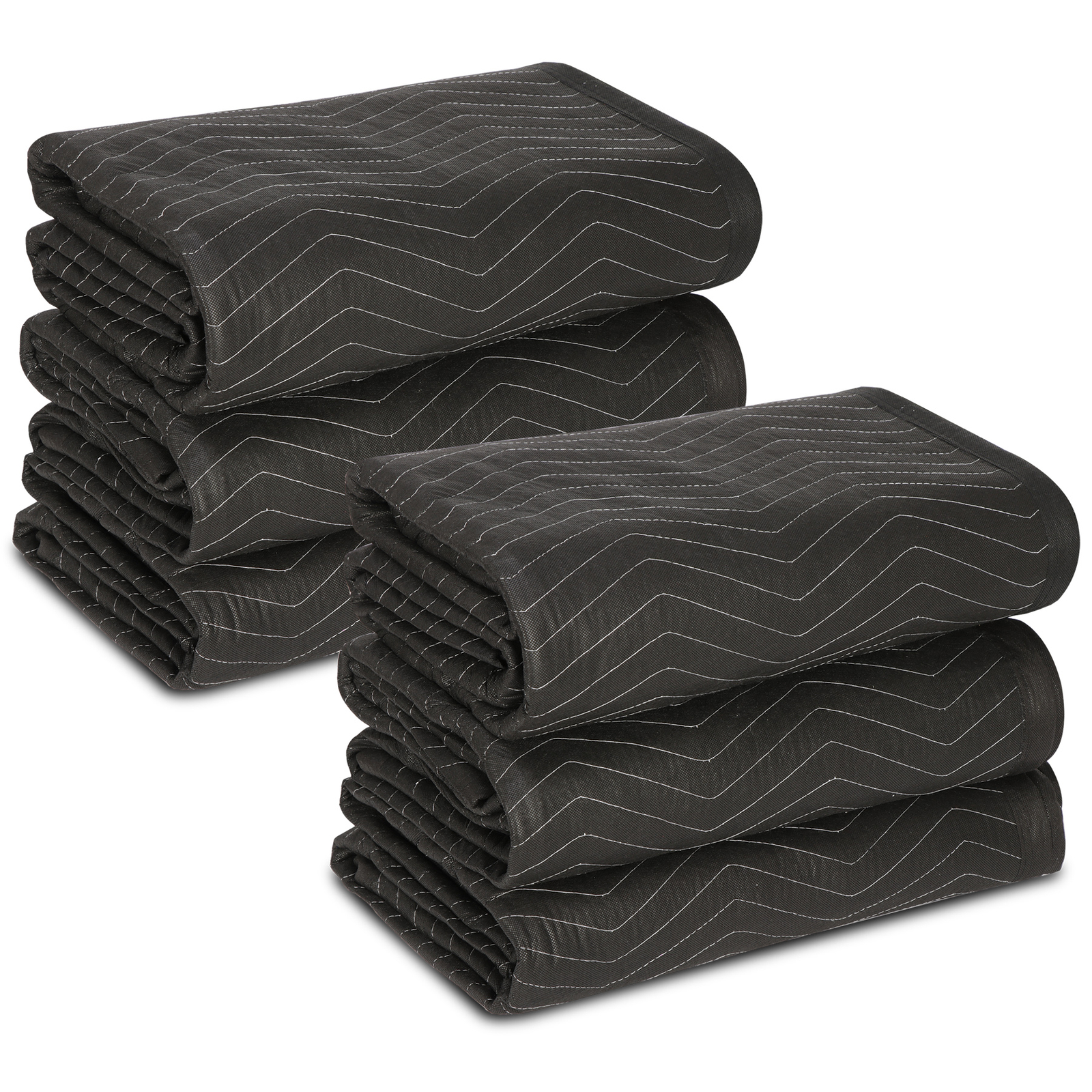 6 Heavy Duty Moving Packing Blankets Ultra Thick Pro 72″ x 80″ Furniture Pads