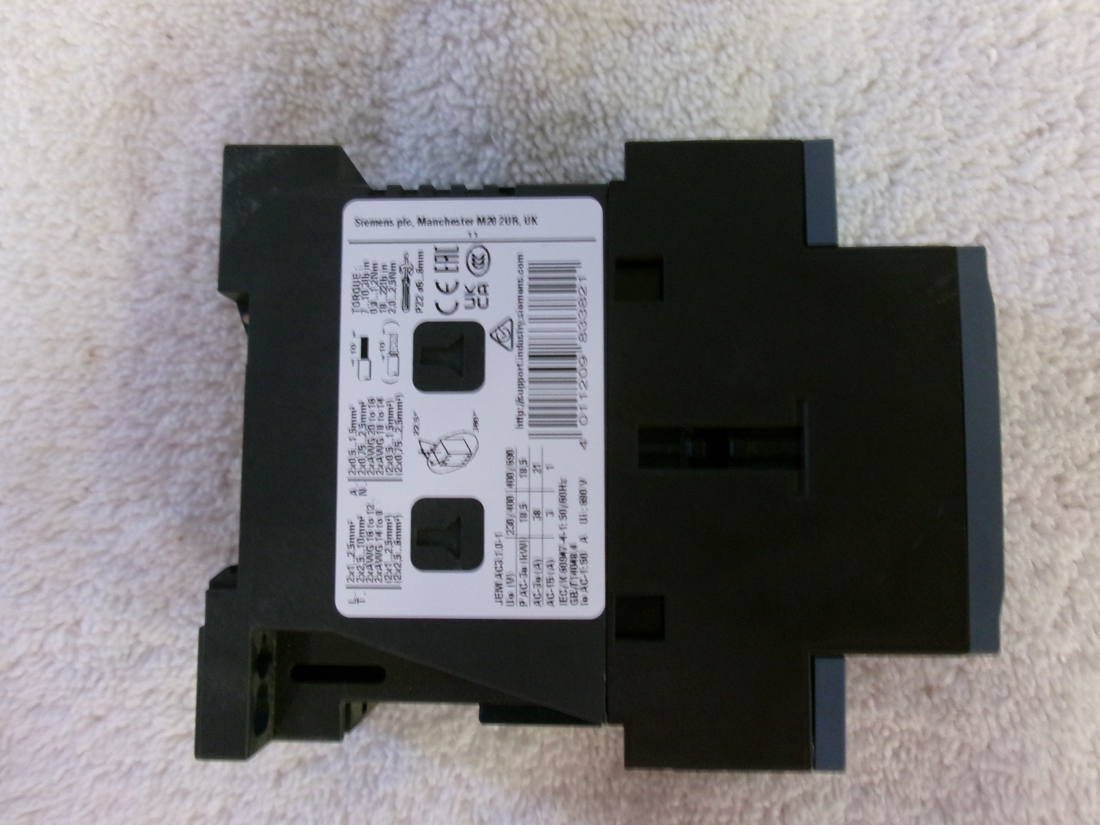 Siemens SIRIUS Contactor 3RT2028-1BB40