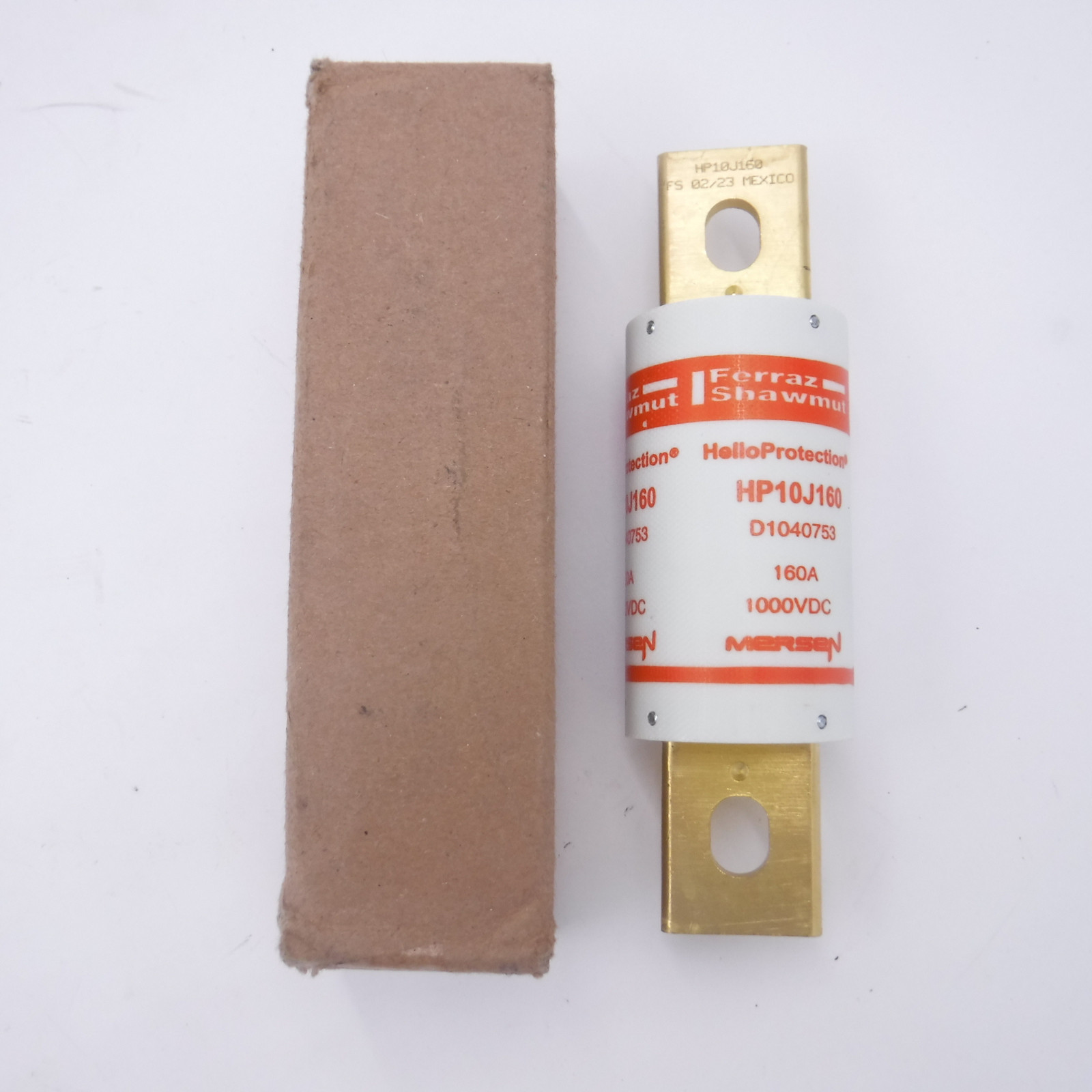 Mersen Ferraz Shawmut HP10J160 Helio Protection Photovoltaic Fuse 160A 1000VDC