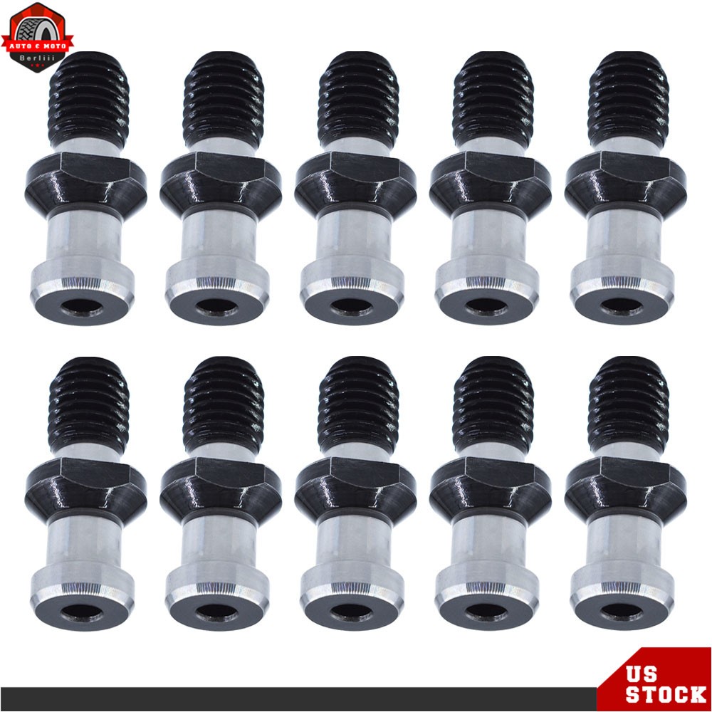 10Pcs CAT40 75 0.747″ Pull Stud Coolant Thru Retention Knob For Mori Doosan New