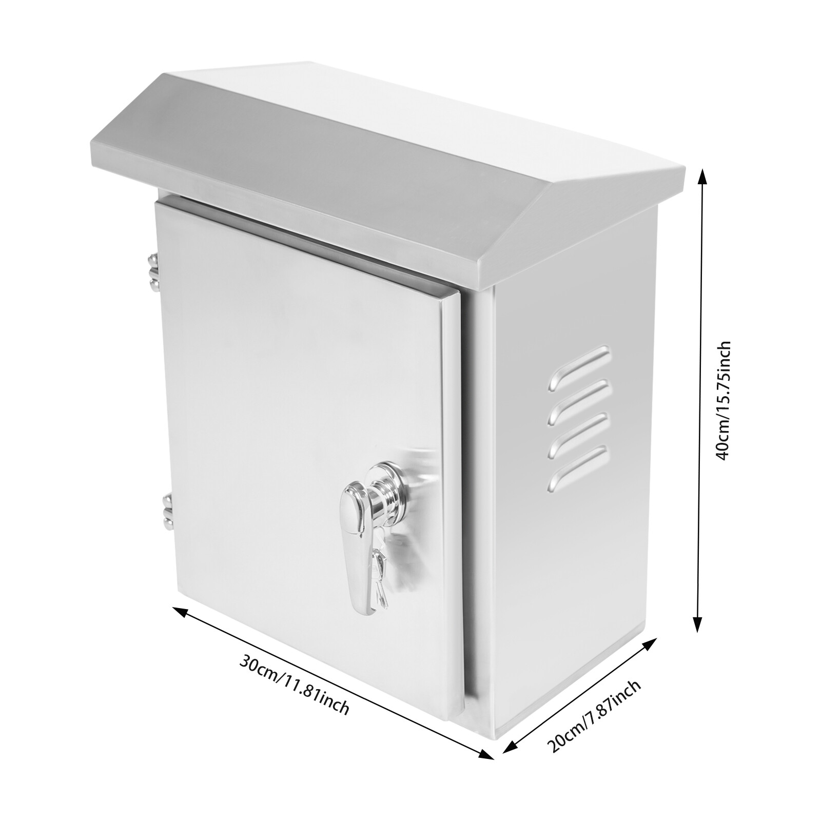 Stainless Steel Electrical Box 17 x 14 x10 in Outdoor Electrical Enclosure Box