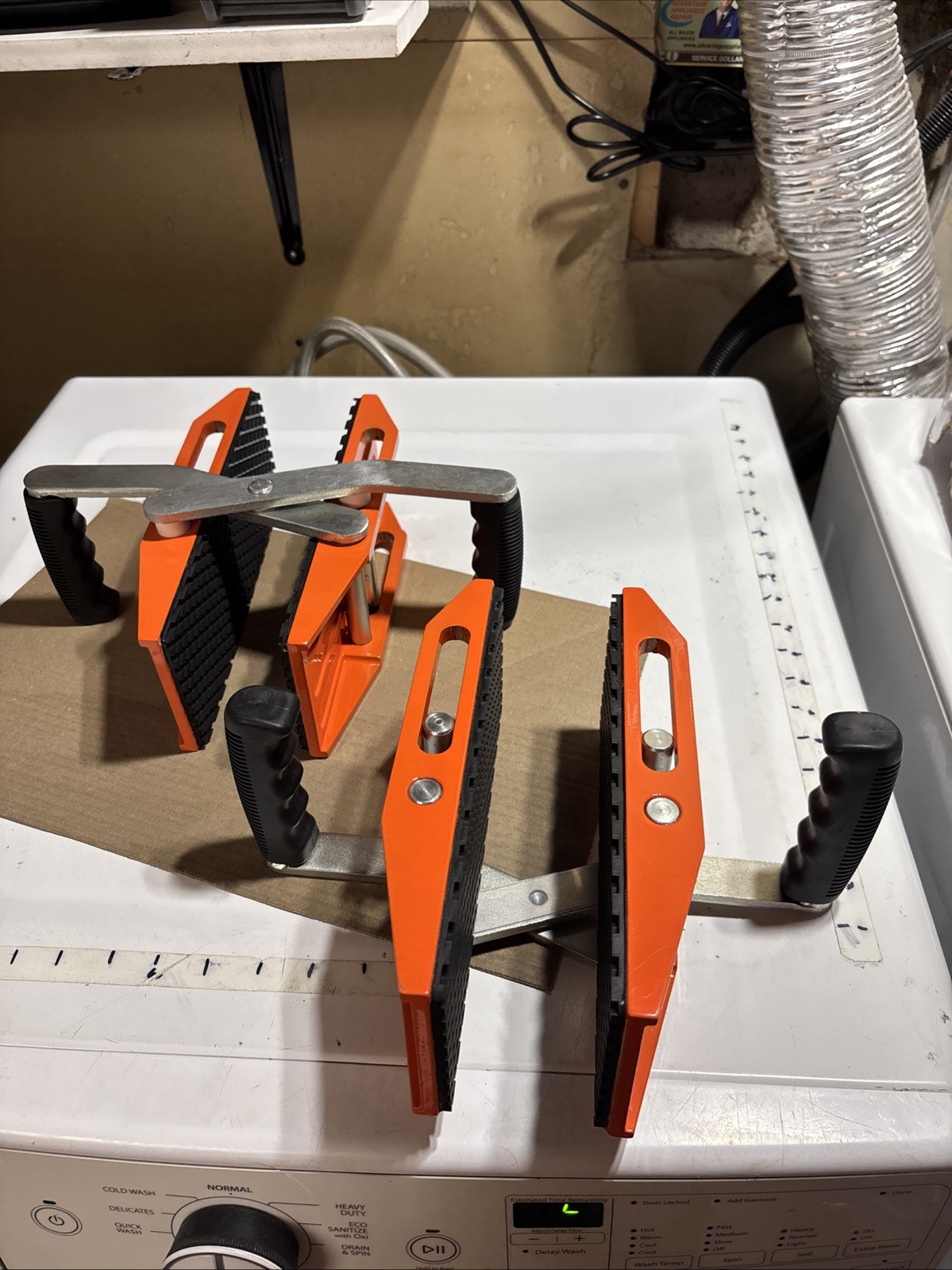 Double Handle Carry Clamps Glass Wood Stone