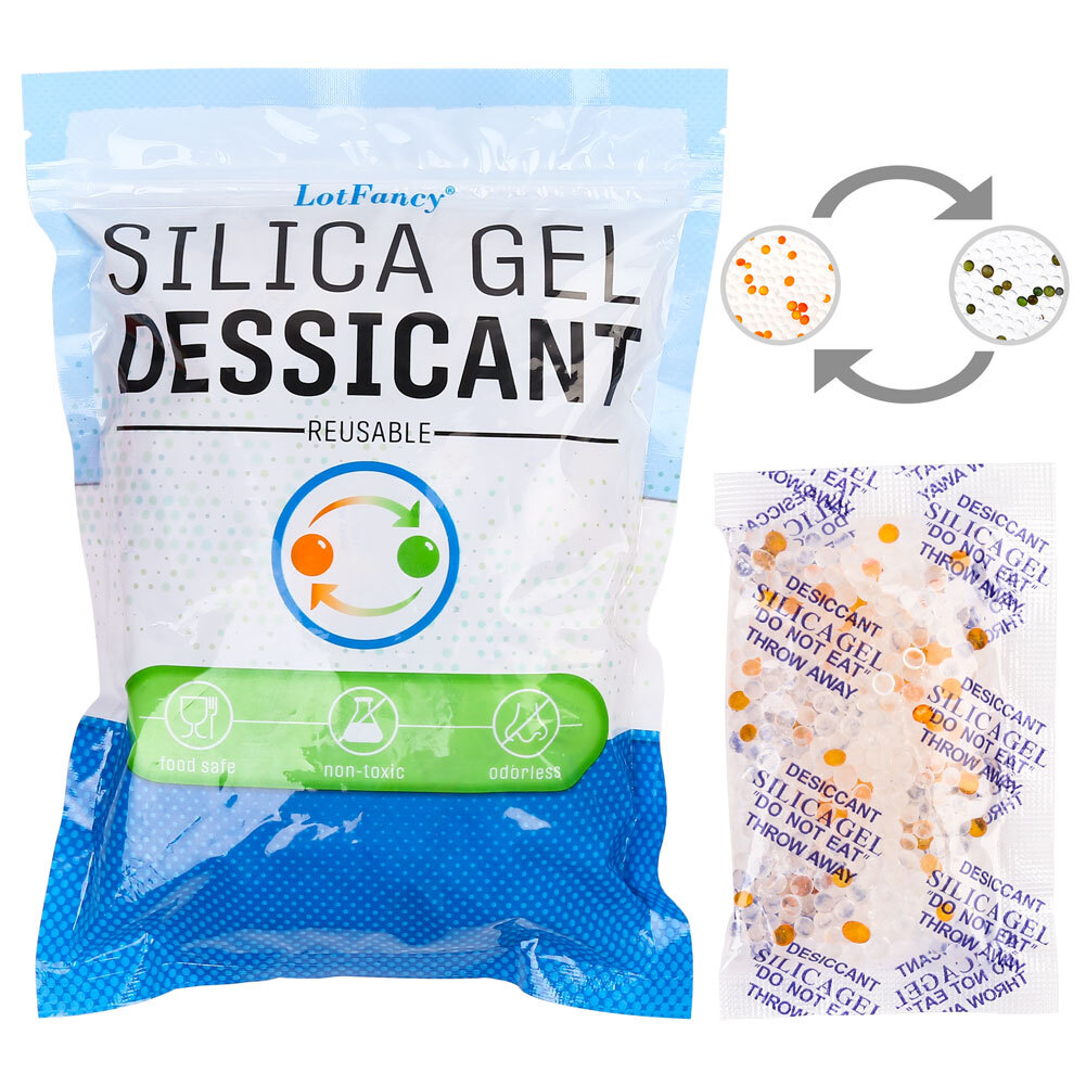 160/60/40 Packets Silica Gel Desiccant Packets Moisture Absorber Drying Bags Lot