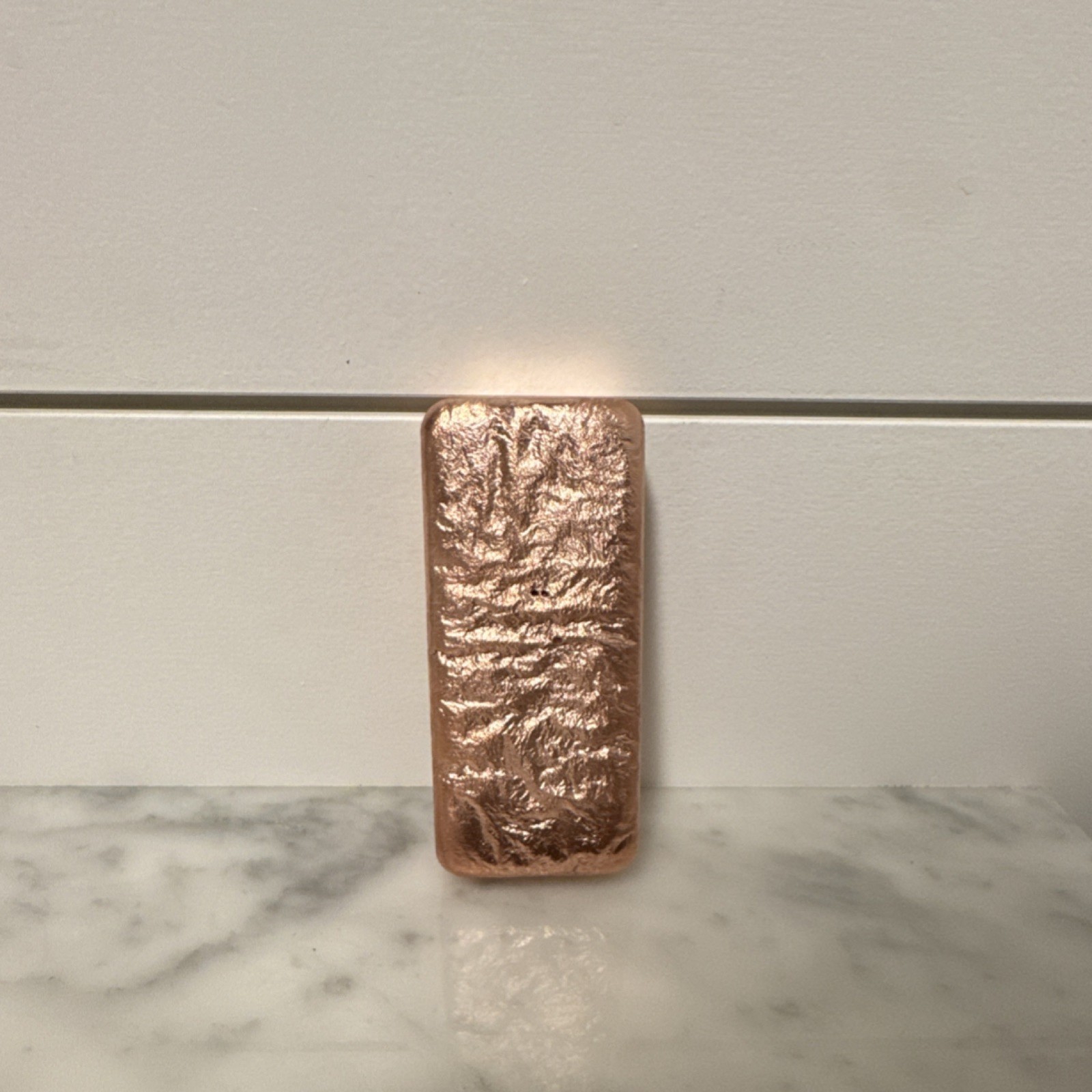 Copper Bar 1 LB 3 OZ hand poured