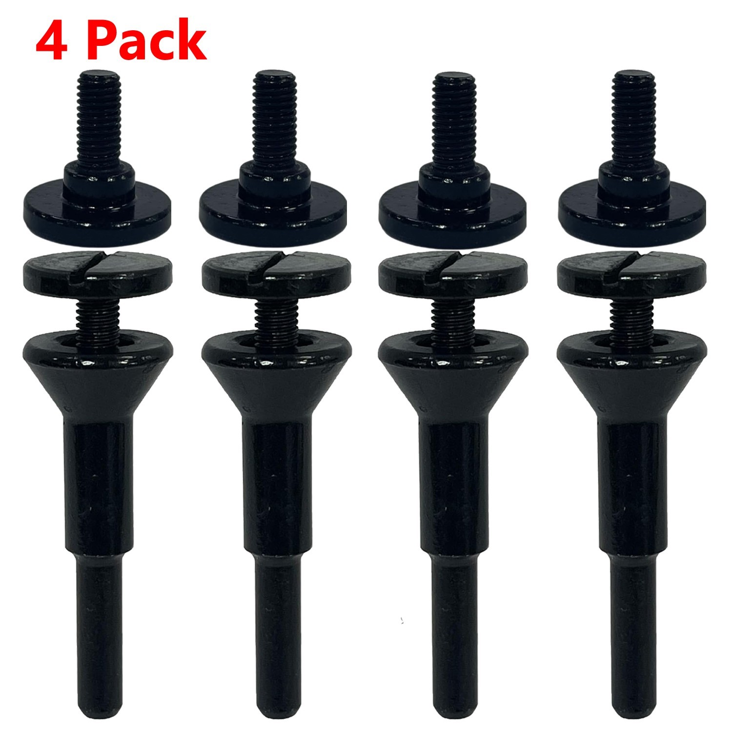 4Pcs Cut Off Wheel Mandrel 1/4″ Shank Die Grinder Drill Type1 Disc 3/8&1/4 Arbor