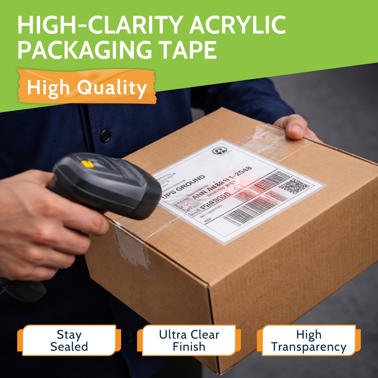 36 Rls Clear Carton Sealing Tape 2″ x 110 Yds Box Shipping Moving Tape 2.5 Mil