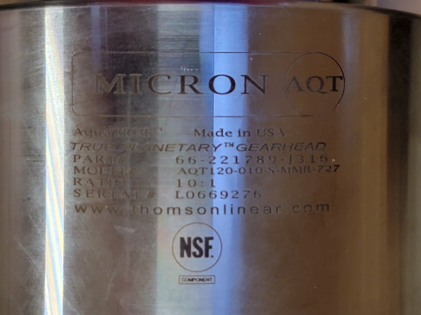 KOLLMORGEN AKMH53H-CNKNCA3K S/S SERVO MOTOR W/ TRUE PLANETARY GEARHEAD NEW