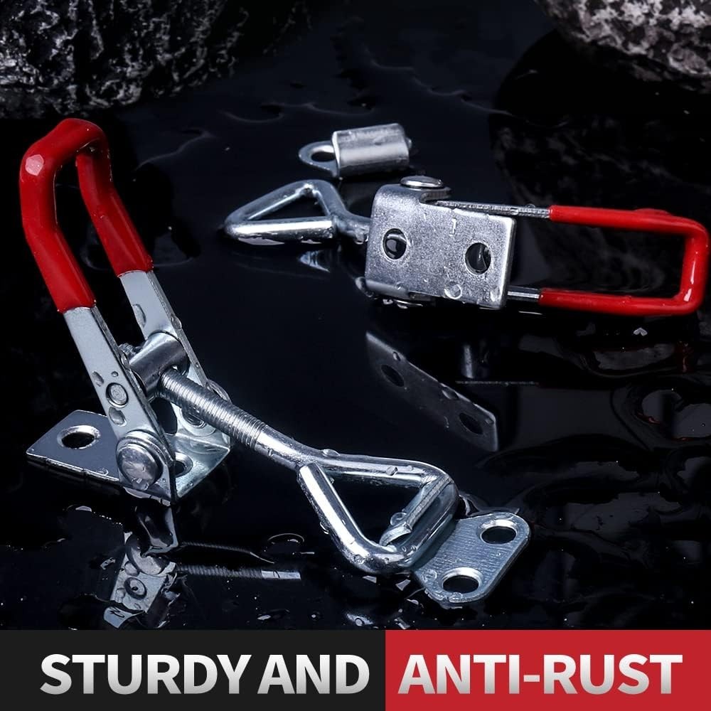 6-Pack Toggle Latch Clamps with Screws – Adjustable Closure Fastener Kit