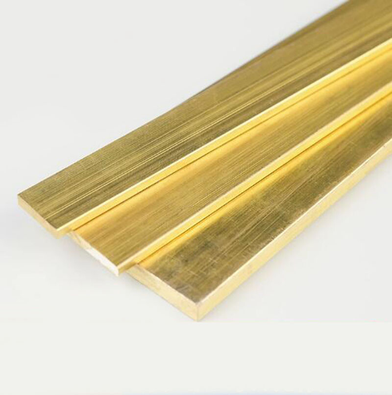 2mm – 15mm Thick H59 Brass Flat Bar Strip Brass Solid Sheet Plate Length 500mm
