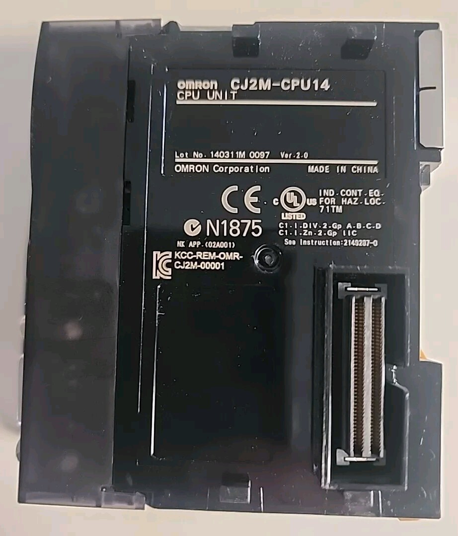 GENUINE Omron CJ2M-CPU14 Sysmac Programmable Controller CPU Module Free SHIPPING