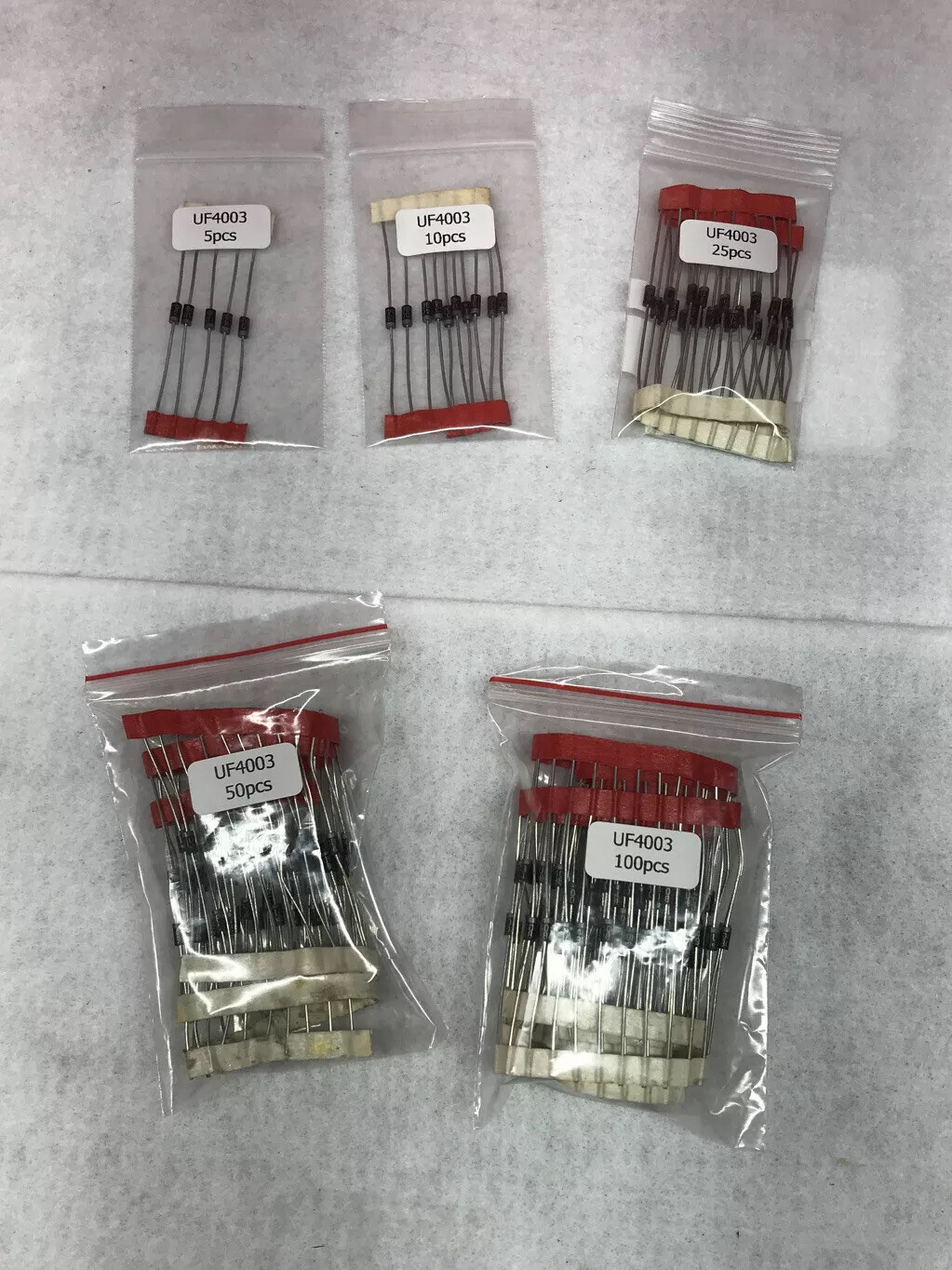 UF4003 Rectifier Diode 1 Amp 200 Volt ( Lot of 5, 10, 25, 50, 100