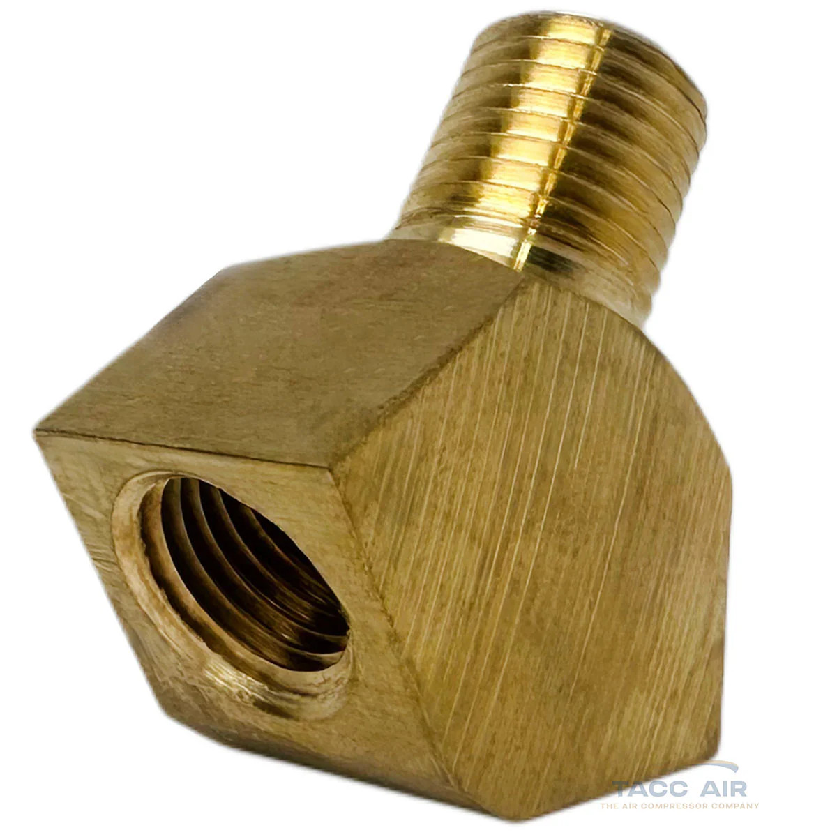 2 PC Brass Y Splitter Manifold 1/4″ Male MNPT x 2 Way 1/4″ Female FNPT Fitting
