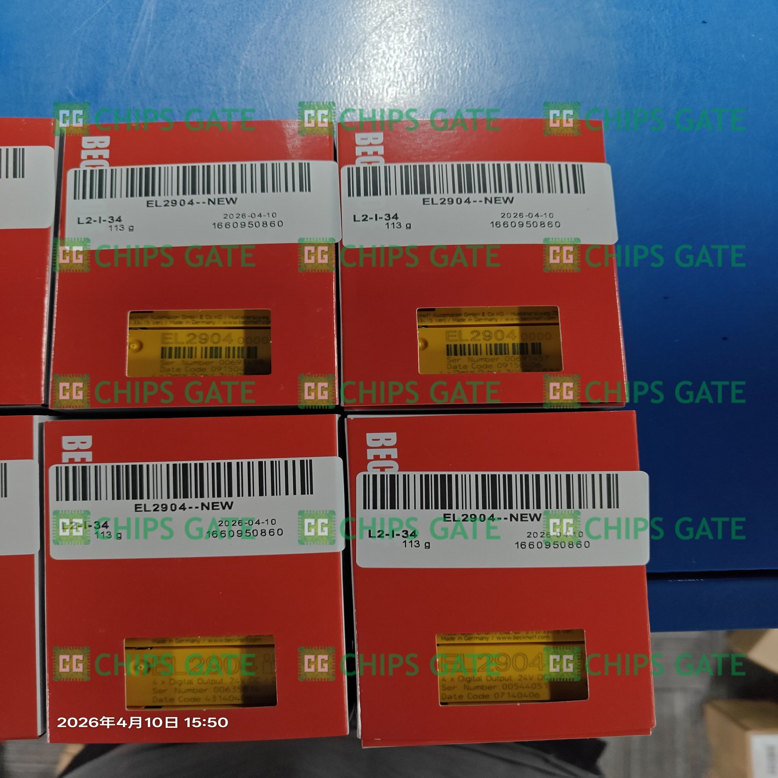 BECKHOFF EL2904 Analog input terminal module Expedited Shipping