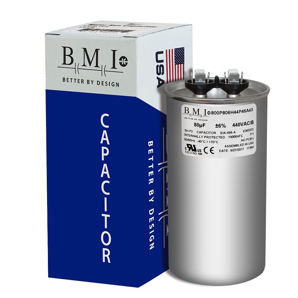 80 MFD x 440 Run Capacitor # 800P806H44P46A4X