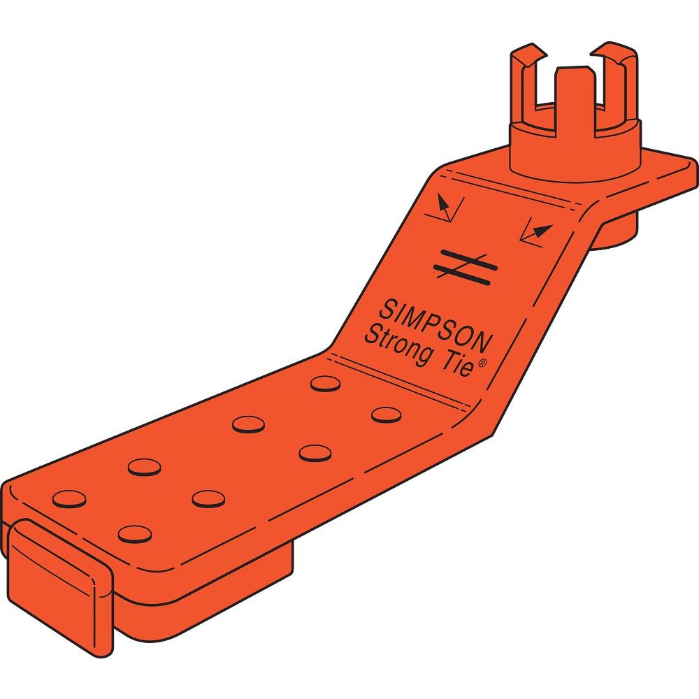 Simpson Strong-Tie 3/4 in. DIA ANCHOR BOLT HOLDER RED 100-Pack AM 3/4