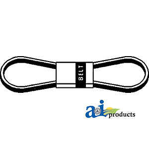 New Raw Edge Cogged Black V Belt Set of 2 DKN8620C fits Ford New Holland DEXTA