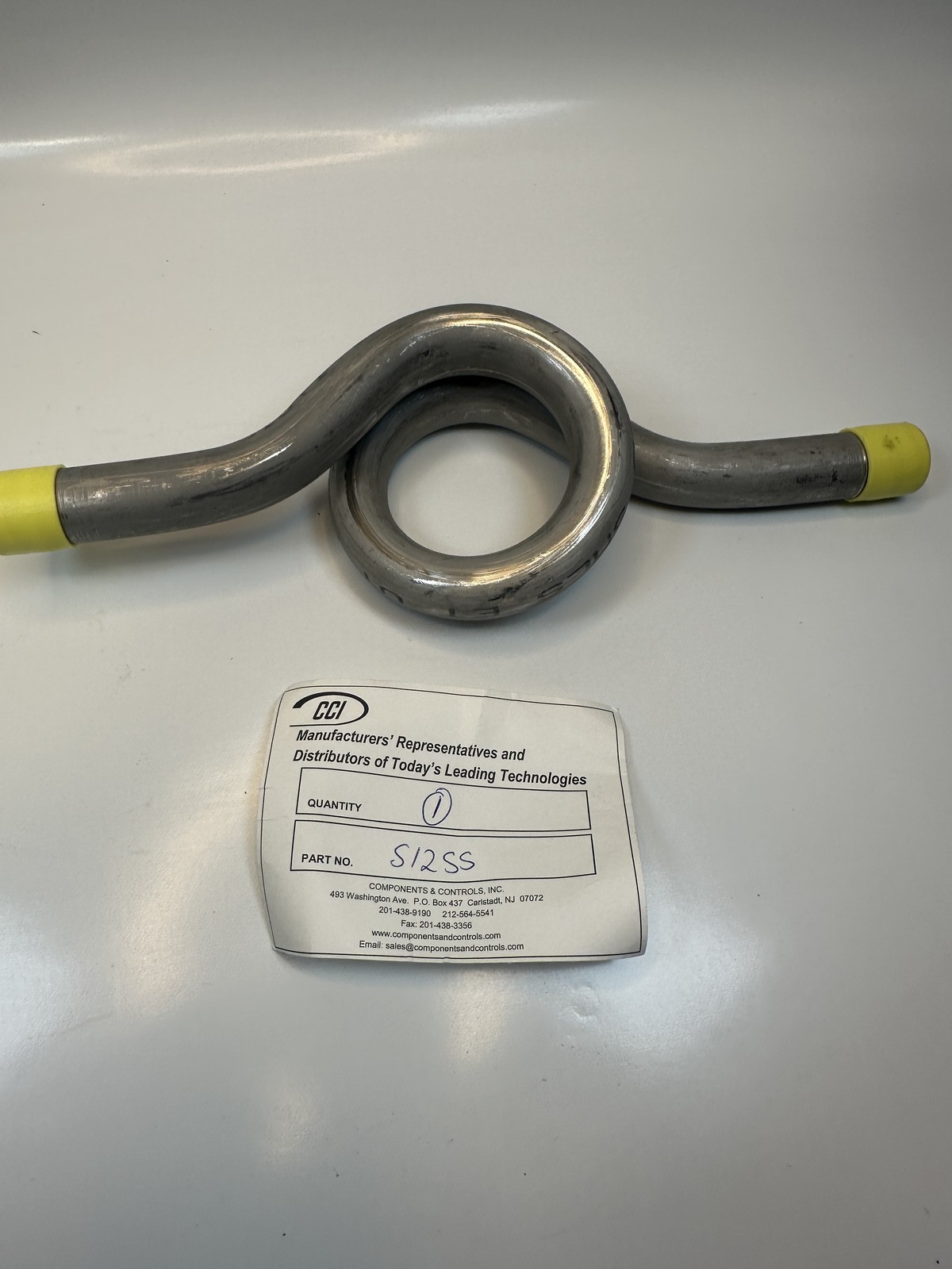 CCI S12SS Pigtail Siphon Pipe 1/2″ NPS 316Ti Stainless Steel Coil New